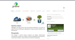 Desktop Screenshot of greener.net.br