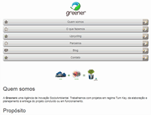 Tablet Screenshot of greener.net.br