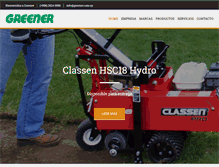 Tablet Screenshot of greener.com.uy